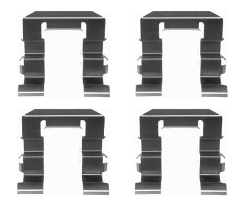 Set accesorii, placute frana TEXTAR 82519700