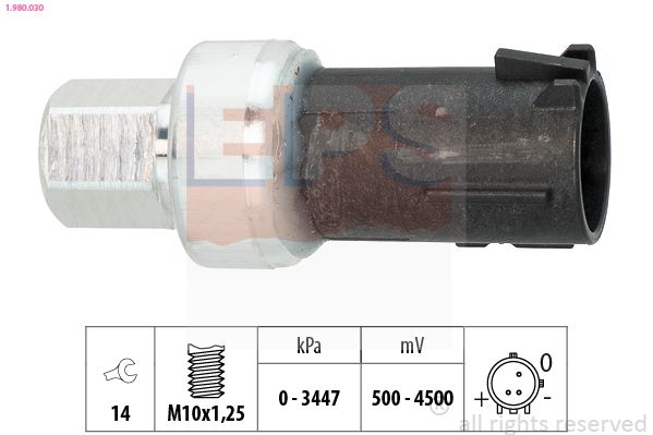 Przełącznik ciśnieniowy, klimatyzacja EPS 1.980.030