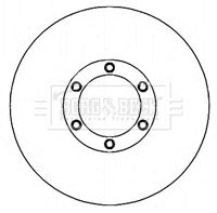 Tarcza hamulcowa BORG & BECK BBD4750