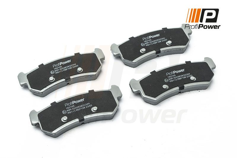Levně Sada brzdových destiček, kotoučová brzda ProfiPower 1B2105