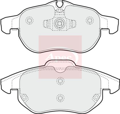 Apec - Front Brake Pad Set