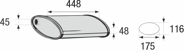 Toba esapamet intermediara, universal BOSAL 248-061