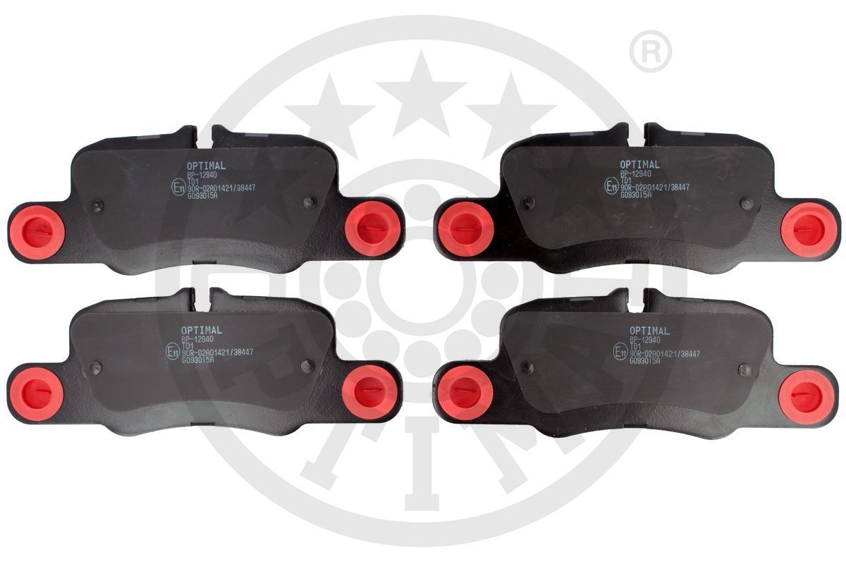 Zestaw klocków hamulcowych, hamulce tarczowe OPTIMAL BP-12940