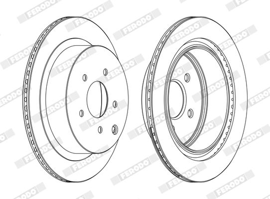 Disc frana FERODO DDF1506C