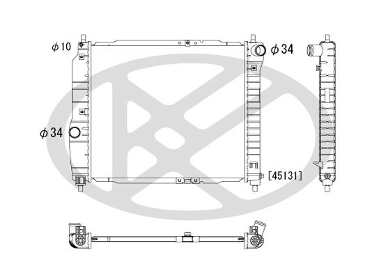 Radiator, racire motor KOYORAD PL312156R