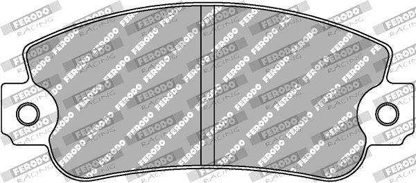 Zestaw klocków hamulcowych, hamulce tarczowe FERODO RACING FCP360H