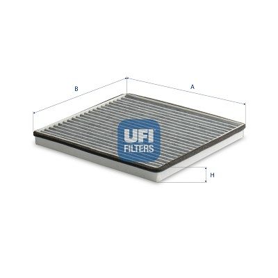 Filtr, vzduch v interiéru UFI 54.120.00