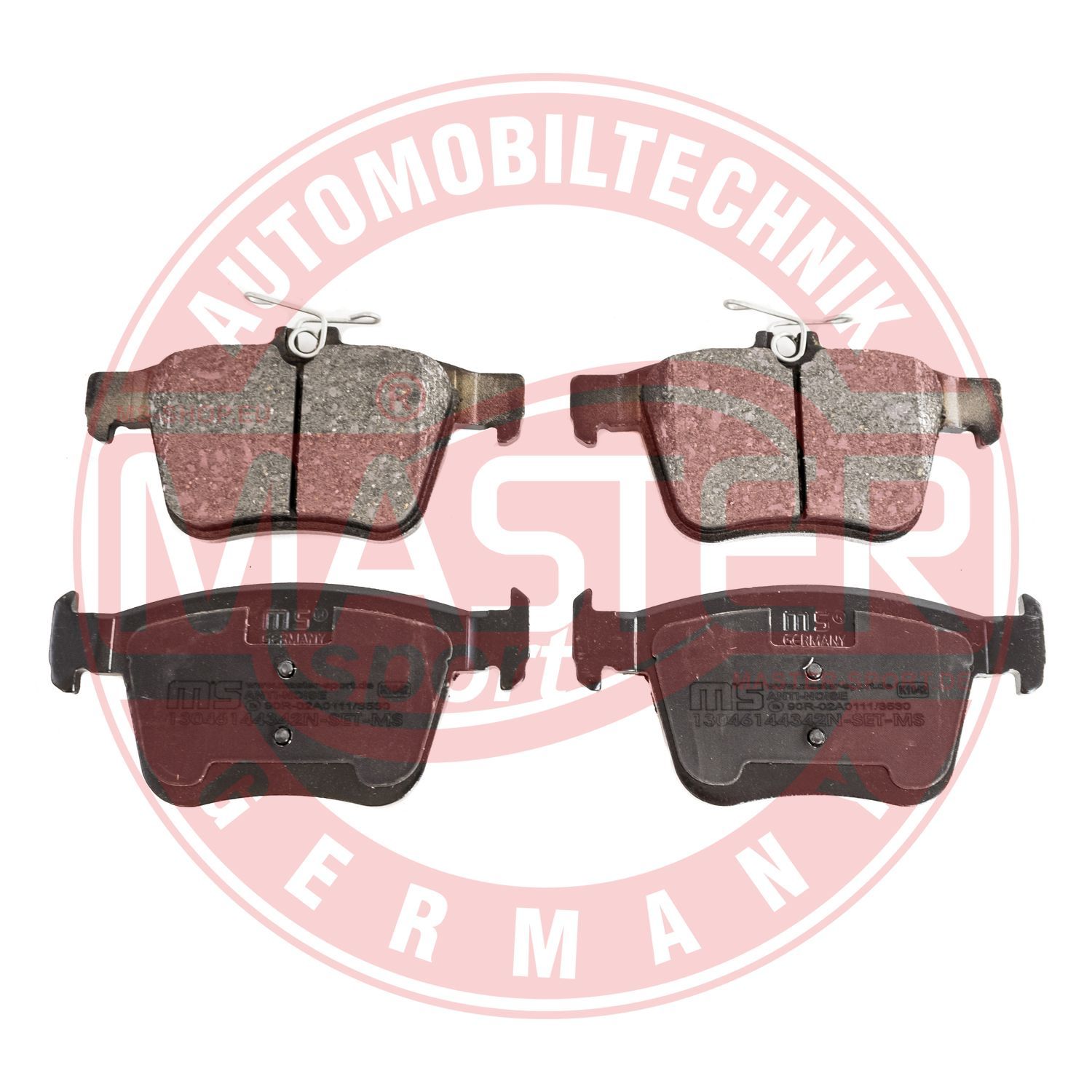 Zestaw klocków hamulcowych, hamulce tarczowe MASTER-SPORT GERMANY 13046144342N-SET-MS