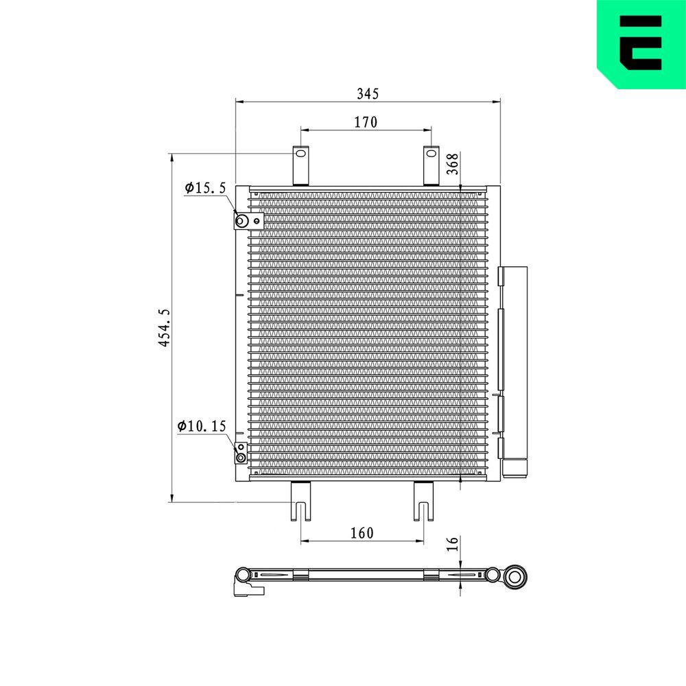 Condensator, climatizare ERA 667439