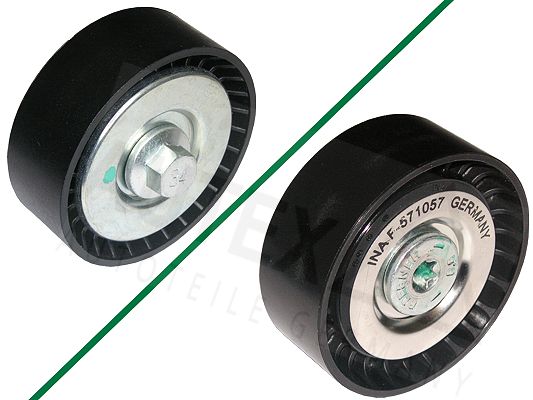 rolka kierunkowa / prowadząca, pasek klinowy zębaty AUTEX 651377