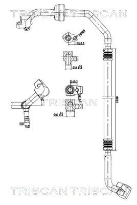 conducta presiune variabila,aer conditionat TRISCAN 9010 16015