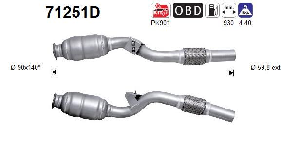 Katalizator AS 71251D