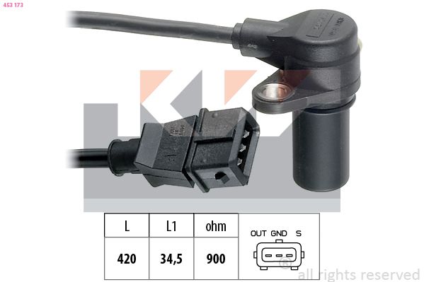 Generátor impulsů, klikový hřídel KW 453 173
