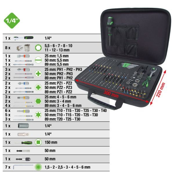 Set chei tubulare KS TOOLS 512.0062