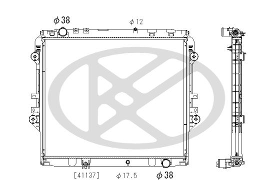 Radiator, racire motor KOYORAD PL013941R