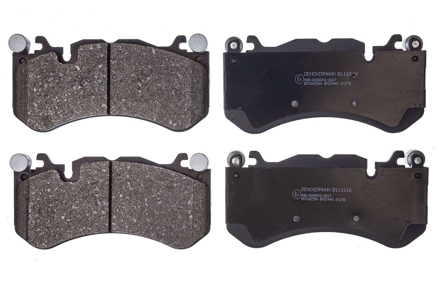 set placute frana,frana disc DENCKERMANN B111616