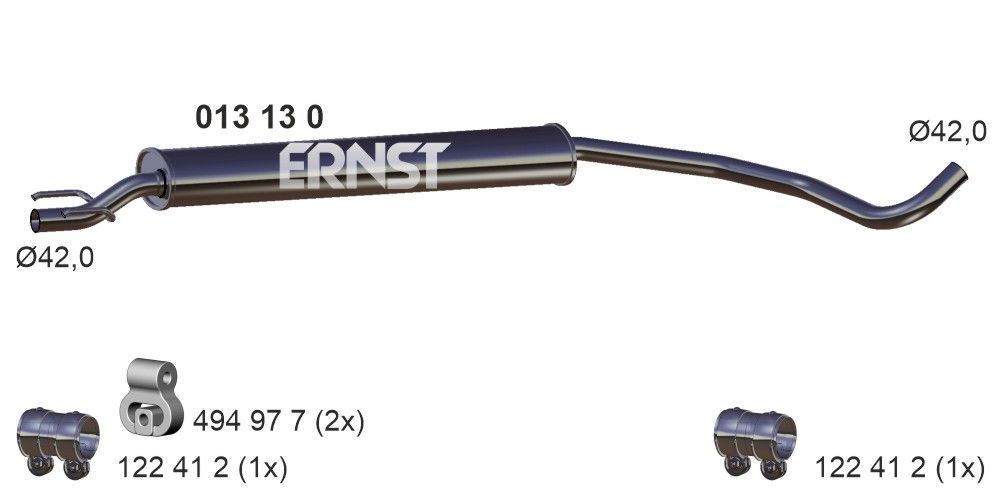 Toba esapamet intermediara ERNST 013130