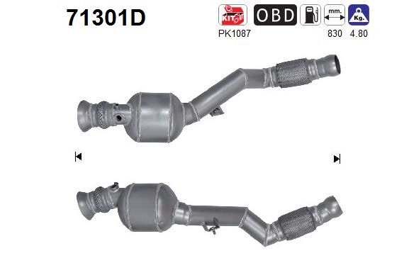 Katalizator AS 71301D