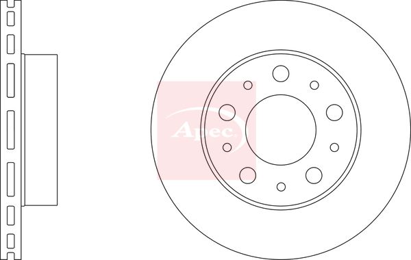 Apec - Front Brake Disc