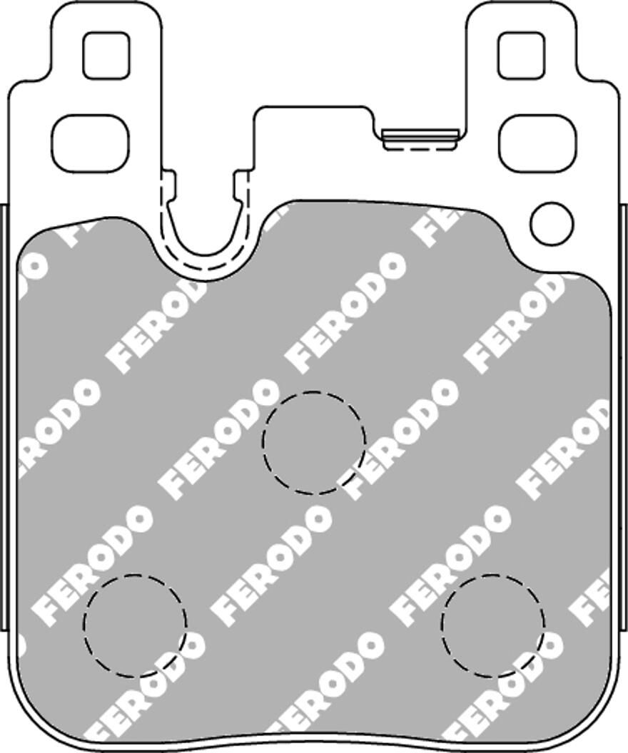 set placute frana,frana disc FERODO RACING DS1.11 FCP4663W