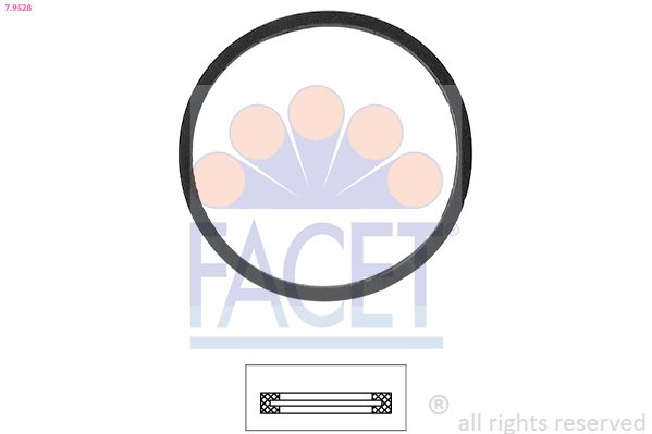 Uszczelka, termostat FACET 7.9528