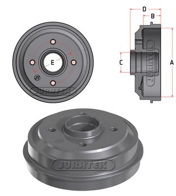 Juratek - Brake Drum