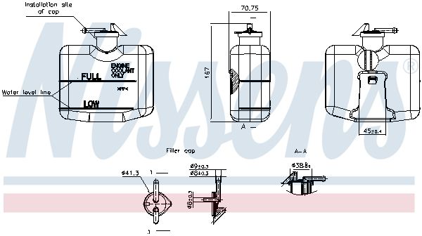 Vase d'expansion, liquide de refroidissement