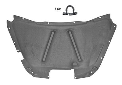 Izolace motorového prostoru VAN WEZEL 5805460