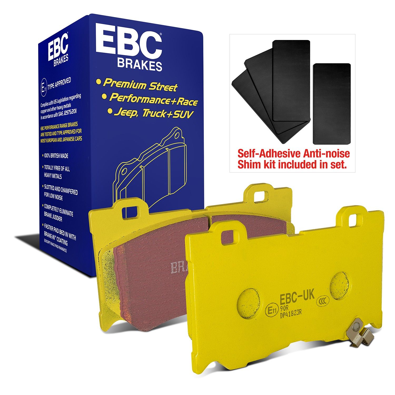 set placute frana,frana disc EBC Brakes DP41823R