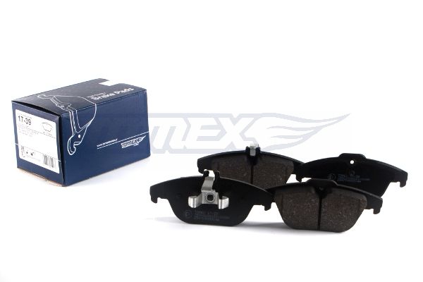 Levně Sada brzdových destiček, kotoučová brzda TOMEX Brakes 17-39