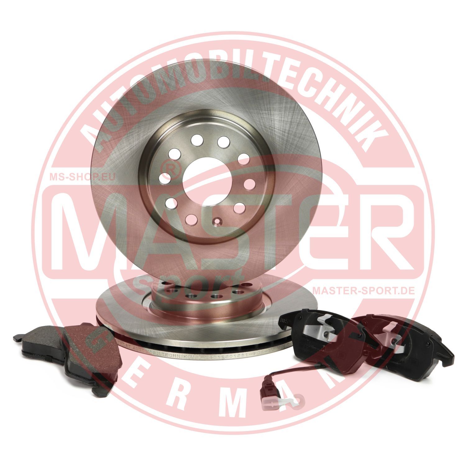 Zestaw do hamulców, hamulce tarczowe MASTER-SPORT GERMANY 202501581