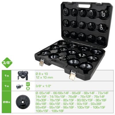 Set chei filtre de ulei KS TOOLS 512.5075