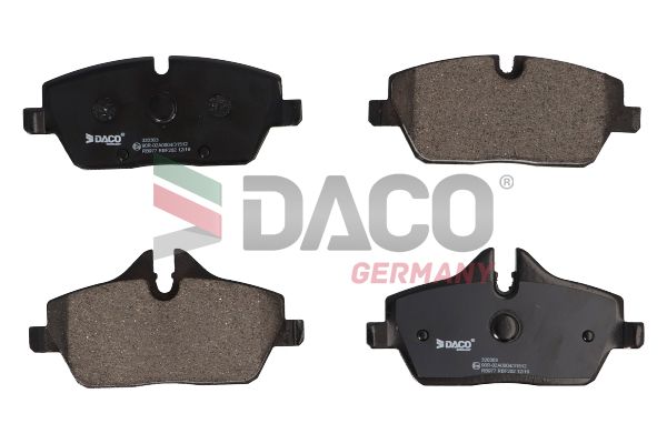 Zestaw klocków hamulcowych, hamulce tarczowe DACO GERMANY 320303