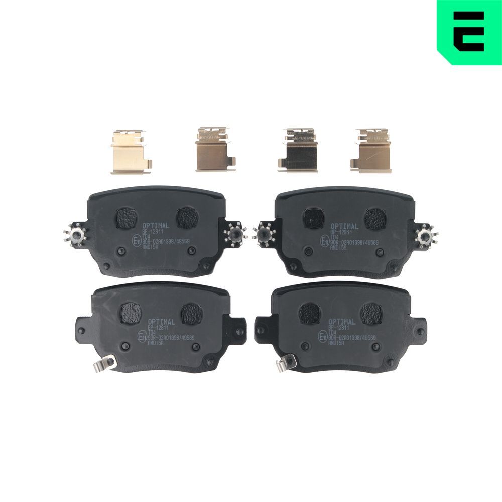 Комплект тормозных колодок, дисковый тормоз