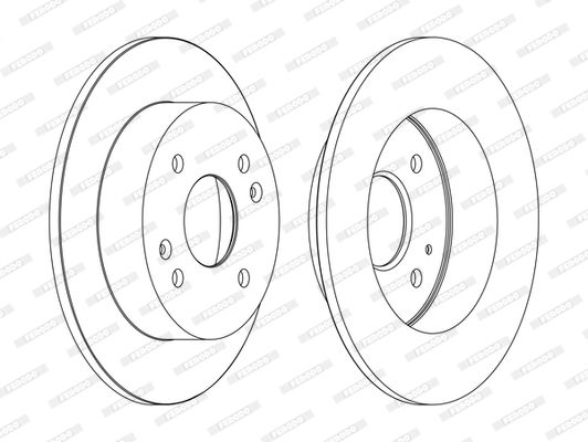 Disc frana FERODO DDF1488C