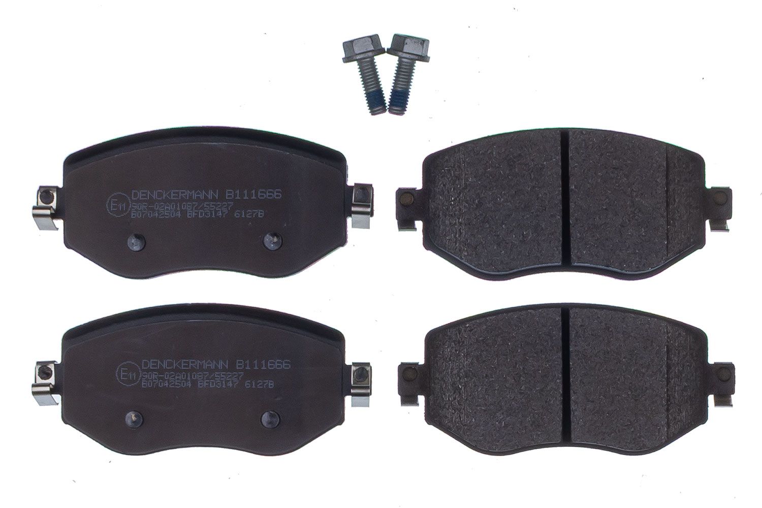 set placute frana,frana disc DENCKERMANN B111666