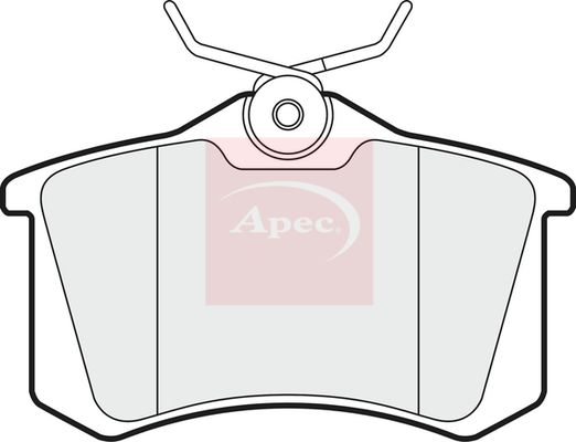 Apec - Rear Brake Pad Set