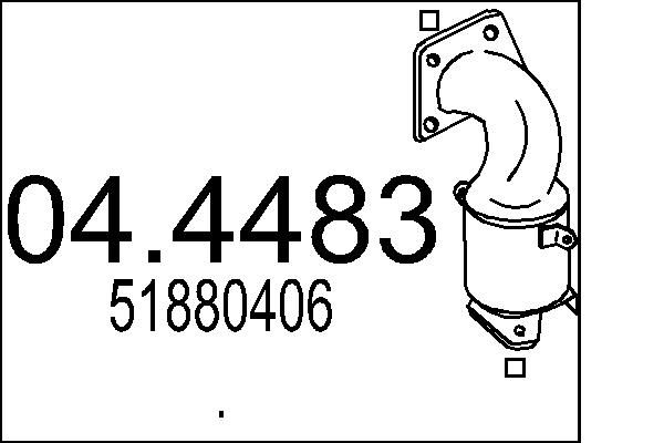 Katalizator MTS 51880406