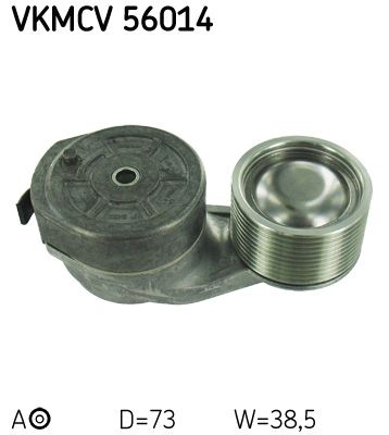 Napínací kladka, žebrovaný klínový řemen SKF VKMCV 56014