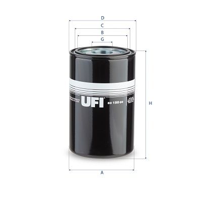Filtru, sistem hidraulic primar UFI 80.150.00