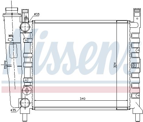 Radiateur, refroidissement du moteur