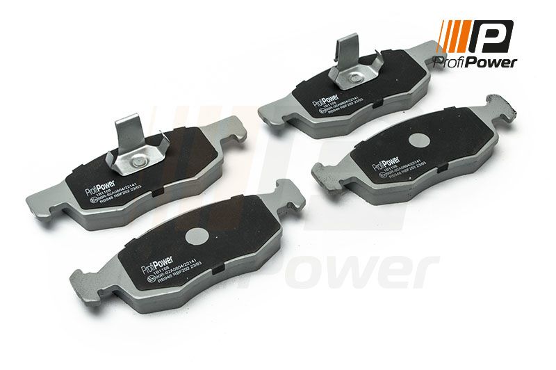 Levně Sada brzdových destiček, kotoučová brzda ProfiPower 1B1108