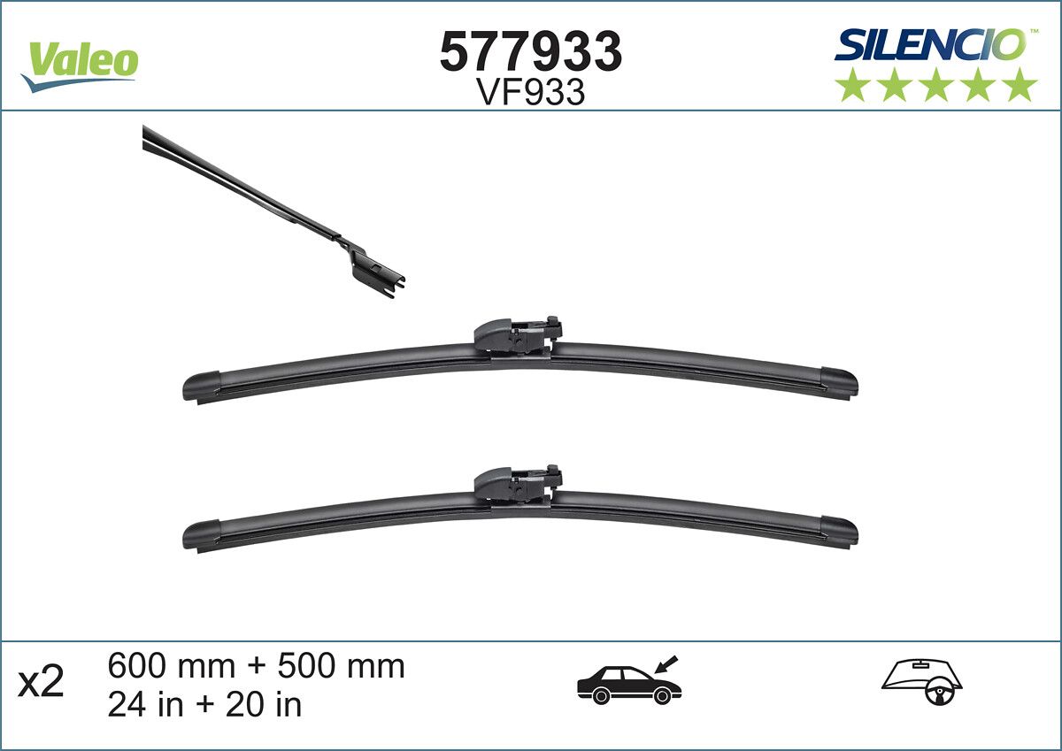 Pióro wycieraczki VALEO 577933