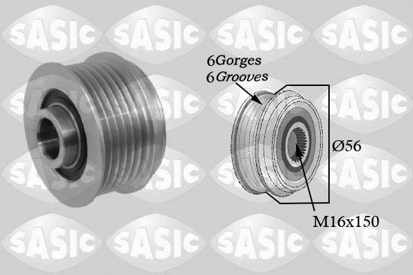 Alternator - sprzęgło jednokierunkowe SASIC 1674002