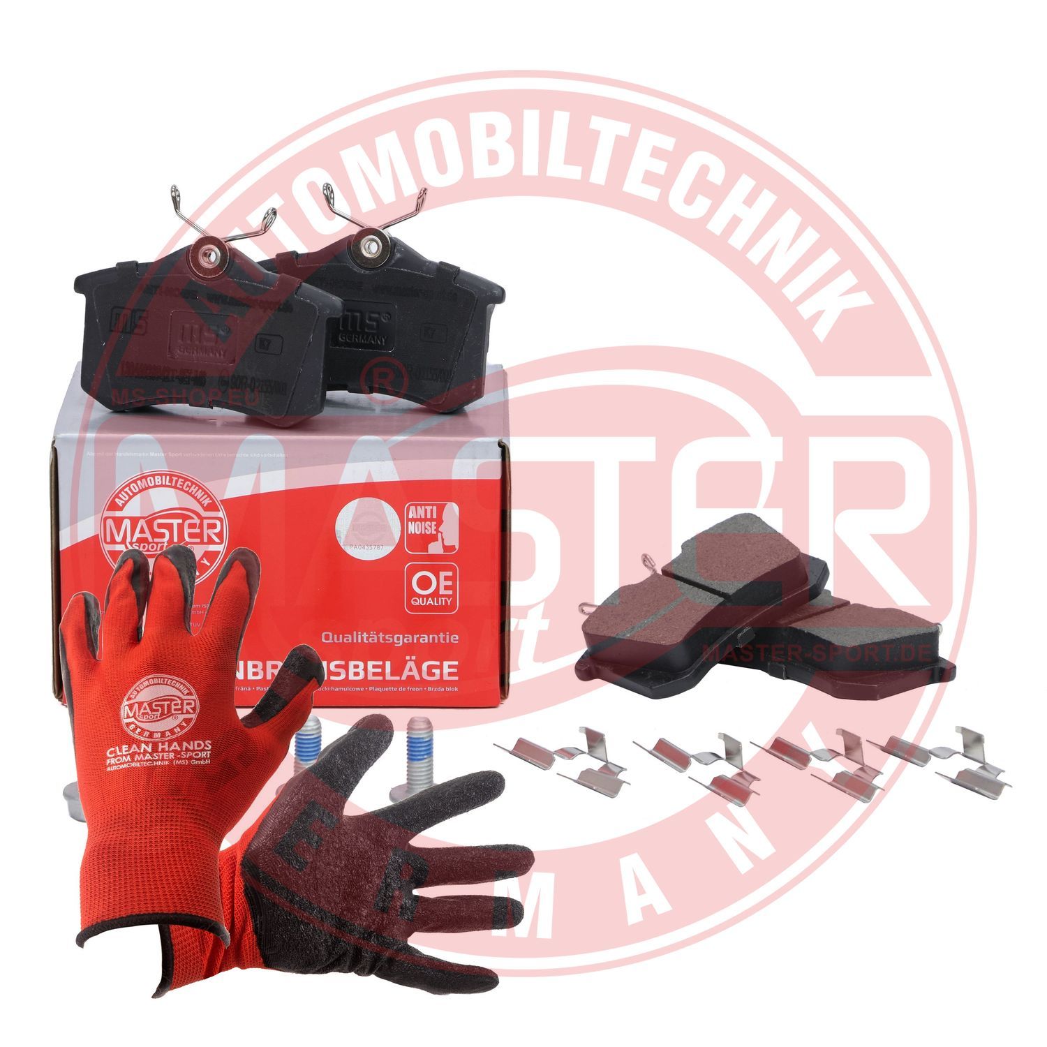 Zestaw klocków hamulcowych, hamulce tarczowe MASTER-SPORT GERMANY 13046028942T-SET-MSP