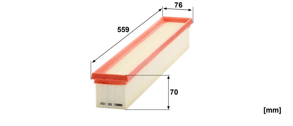 Levně Filtr, vzduch v interiéru MANN-FILTER C 55 102