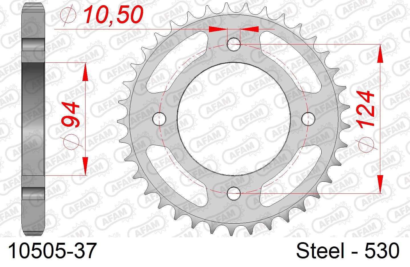 Roata dintata AFAM 10505-37