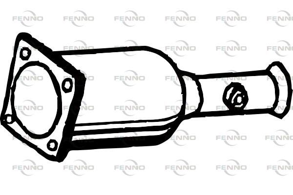 Filtr sadzy / filtr cząstek stałych, układ wydechowy FENNO P9920DPF
