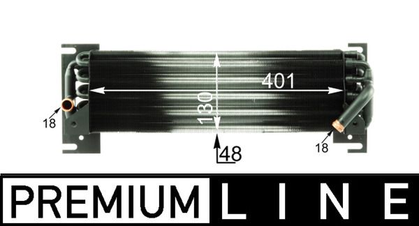 Radiator ulei, ulei motor MAHLE CLC 26 000P