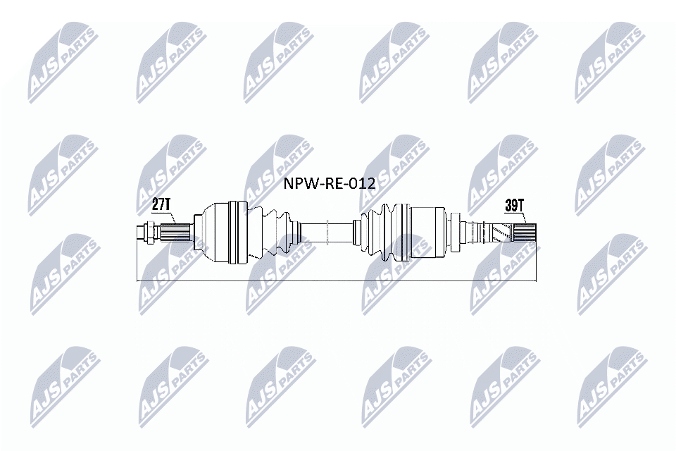 Wał napędowy NTY NPW-RE-012